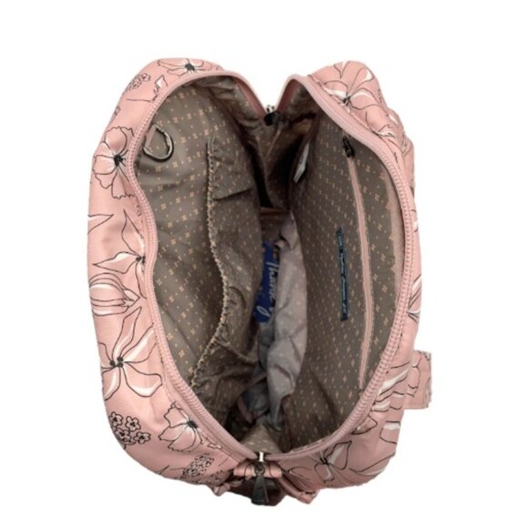 Lug Puddle Jumper LE Convertible Tote Bag Sketch Floral Blush Work/Gym/Travel - Picture 4 of 15